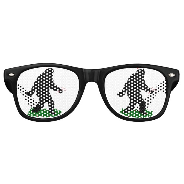Weihnachtsfeiertag - Squatchin' mit Candy Canes Partybrille (Vorderseite)