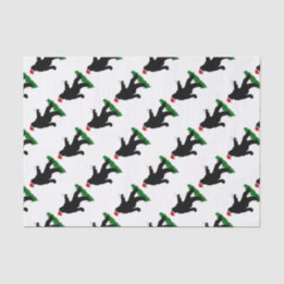 Weihnachtsfeiertag - Squatchin' mit Candy Canes Seidenpapier