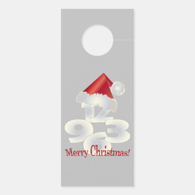 Weihnachtsfeiertag Türanhänger (Rückseite)