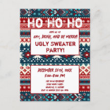 Weihnachtsfeiertag Ugly Sweater Party