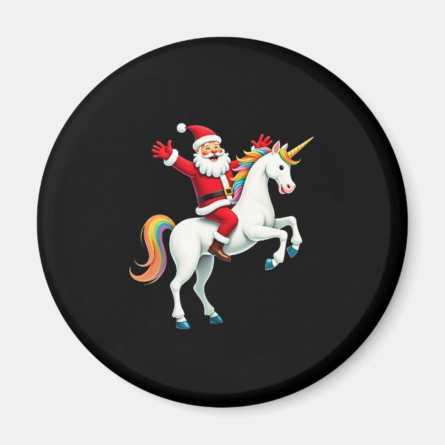 Weihnachtsfeiertag - Unicorn Magnet (Vorne)