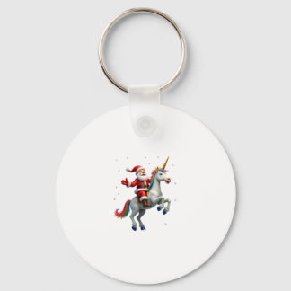 Weihnachtsfeiertag - Unicorn Schlüsselanhänger