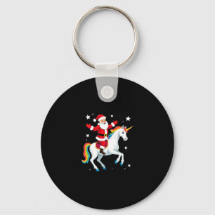 Weihnachtsfeiertag - Unicorn Schlüsselanhänger