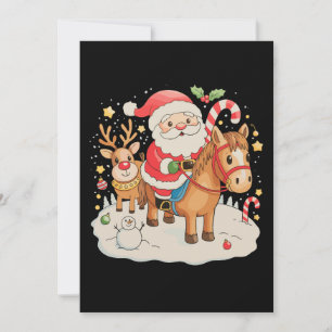 Weihnachtsfeiertag Weihnachten Niedliches Pferd