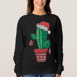 Weihnachtsfeiertag Weihnachts-Kakteen Weihnachts-P Sweatshirt