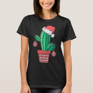 Weihnachtsfeiertag Weihnachts-Kakteen Weihnachts-P T-Shirt