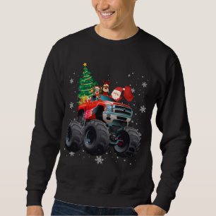 Weihnachtsfeiertag Weihnachtsfeiertag Monster Rote Sweatshirt