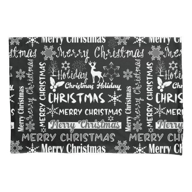 Weihnachtsfeiertag, Weihnachtsmuster Kissenbezug (Vorderseite)