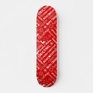 Weihnachtsfeiertag, Weihnachtsmuster, Winter Skateboard