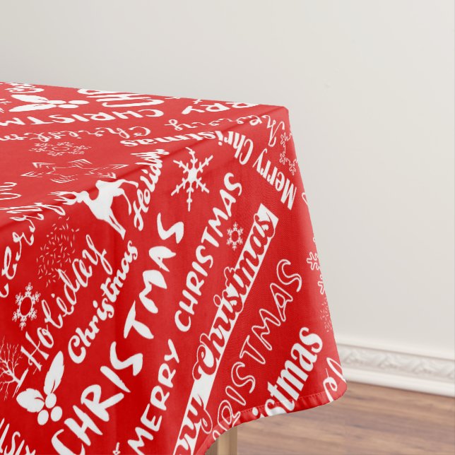 Weihnachtsfeiertag, Weihnachtsmuster, Winter Tischdecke (Beispiel)