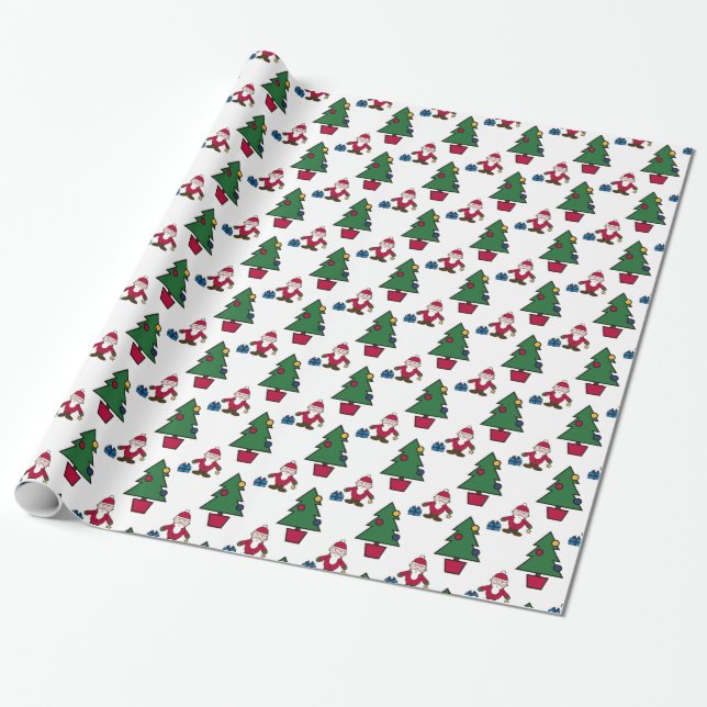Weihnachtsfeiertag - Wrapping Paper Geschenkpapier (Ungerollt)