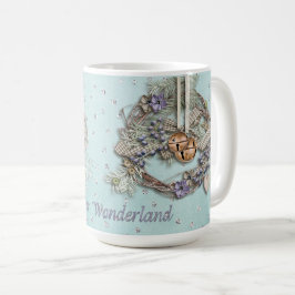Weihnachtsfeiertag - Wreath & Jingle Bells Tasse