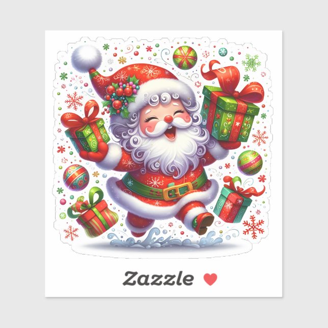 Weihnachtsfeiertage Aufkleber (Blatt)