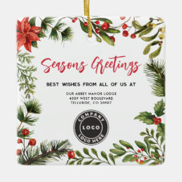 Weihnachtsfeiertage Botanischer Garten Keramikornament