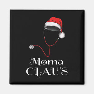 Weihnachtsfeiertage Claus Matching Pajama Santa H Magnet