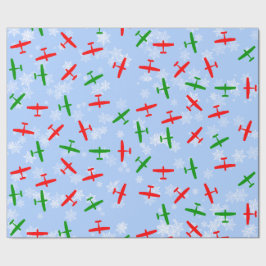 Weihnachtsfeiertage durch Schneeflocken Geschenkpapier