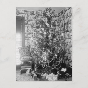 Weihnachtsfeiertage Erinnerungen Feiertagspostkarte