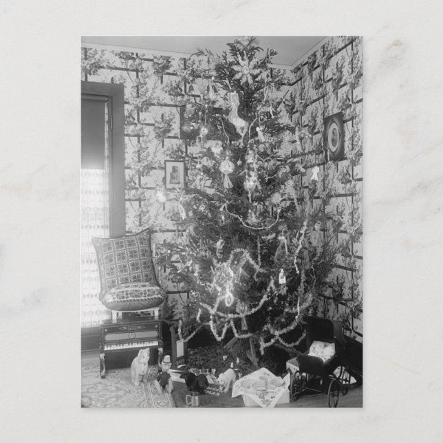 Weihnachtsfeiertage Erinnerungen Feiertagspostkarte (Vorderseite)