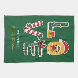 Weihnachtsfeiertage Familienwohnung Geschirrtuch