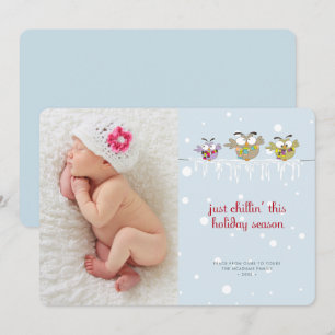 Weihnachtsfeiertage Fotokarte Feiertagskarte