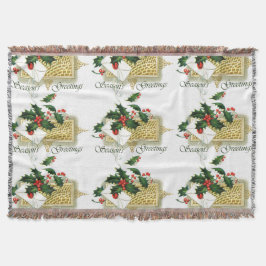 Weihnachtsfeiertage Frohe Festtage Decke