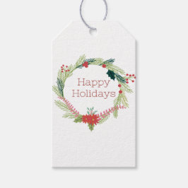 Weihnachtsfeiertage Geschenkanhänger