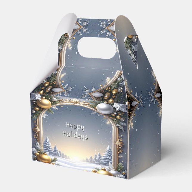 Weihnachtsfeiertage-Geschenkboxen Geschenkschachtel (Vorderseite)