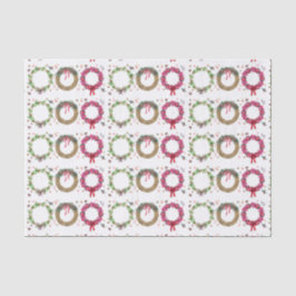 Weihnachtsfeiertage Gruß Seidenpapier