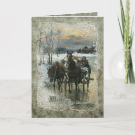 Weihnachtsfeiertage - Grußkarte Feiertagskarte