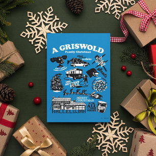 Weihnachtsfeiertage - Icons und Quotes Postkarte