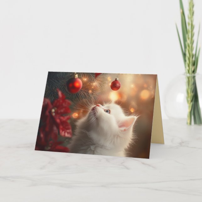 Weihnachtsfeiertage Karte (Vorderseite)