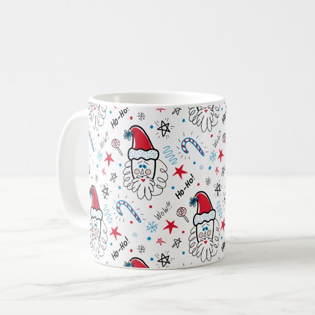Weihnachtsfeiertage - Kleine Geschenke Kaffeetasse (Vorderseite Links)