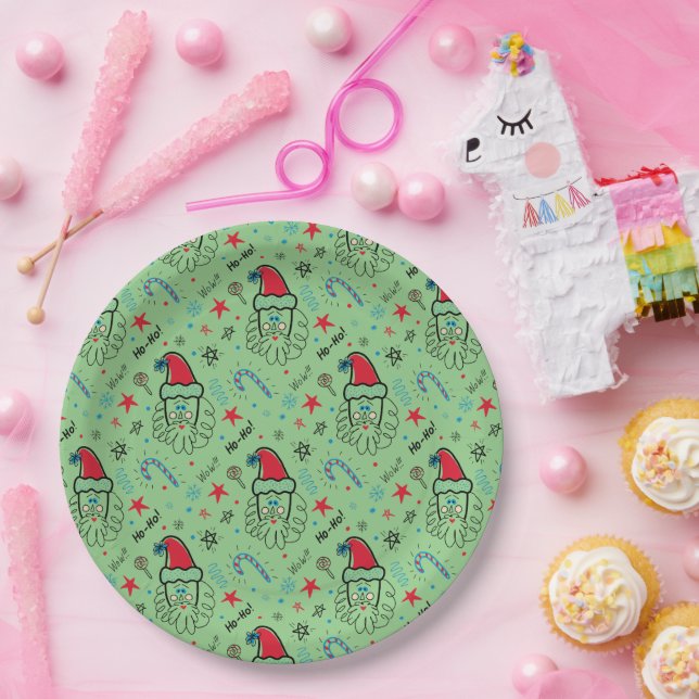 Weihnachtsfeiertage - Kleine Geschenke Pappteller (Party)