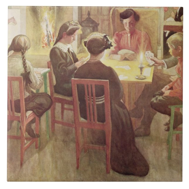 Weihnachtsfeiertage, Kneipe. in "Lasst Licht Fliese (Vorderseite)