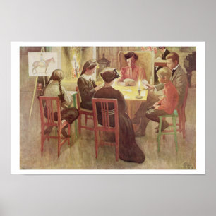 Weihnachtsfeiertage, Kneipe. in "Lasst Licht Poster