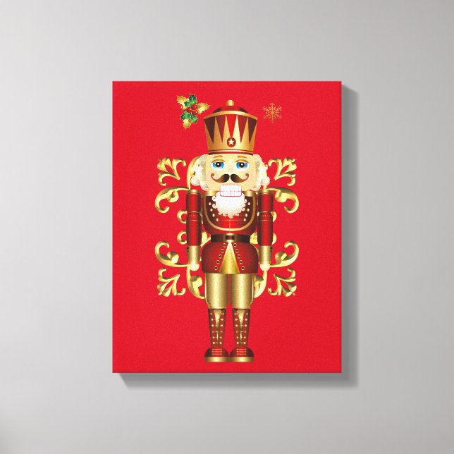 Weihnachtsfeiertage Leinwand Art-Nutcracker (Vorderseite)