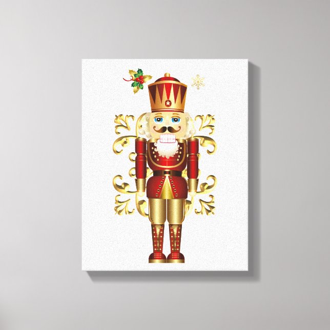 Weihnachtsfeiertage Leinwand Art-Nutcracker (Vorderseite)