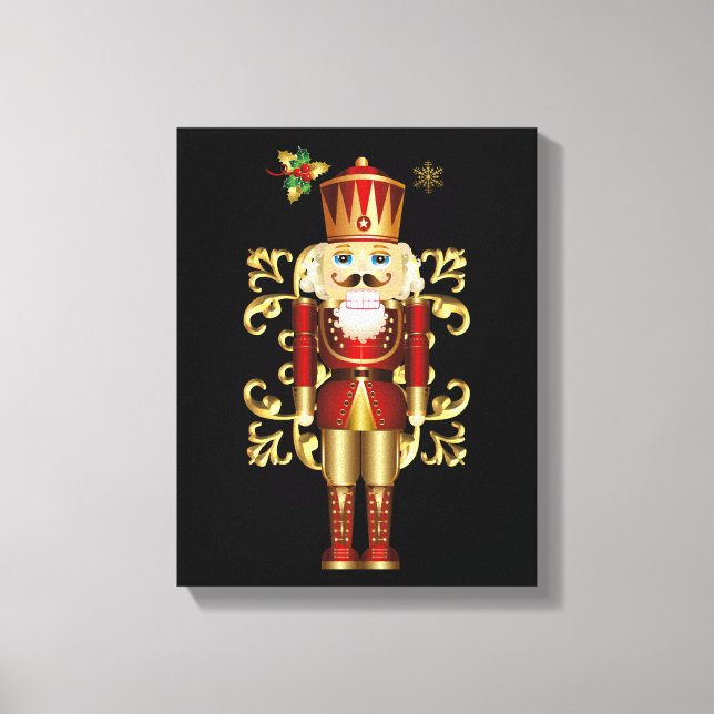 Weihnachtsfeiertage Leinwand Art-Nutcracker (Vorderseite)