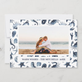 Weihnachtsfeiertage Nautic Landschaft Foto Feiertagskarte