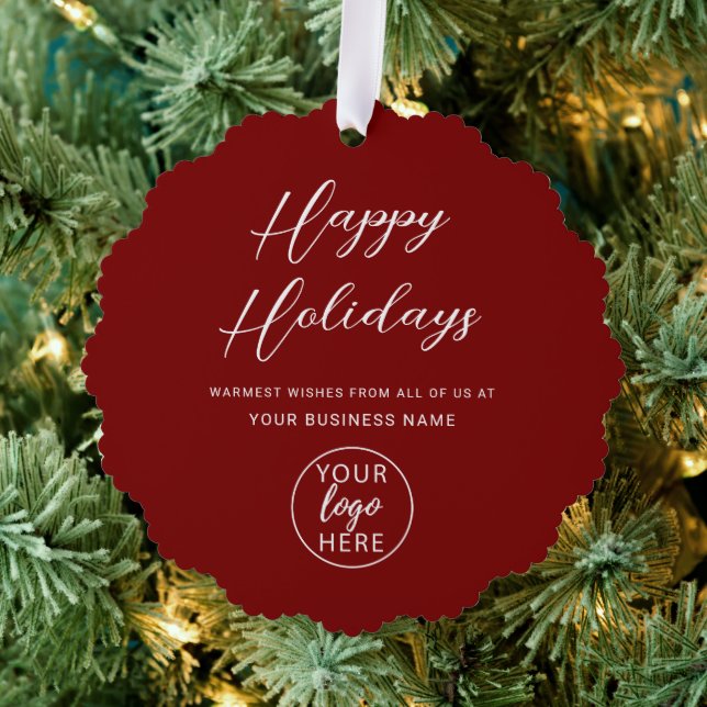 Weihnachtsfeiertage Ornament Karte (Insitu (Baum))