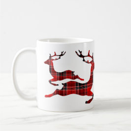 Weihnachtsfeiertage Red Reindeer Kaffeetasse