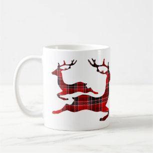 Weihnachtsfeiertage Red Reindeer Kaffeetasse