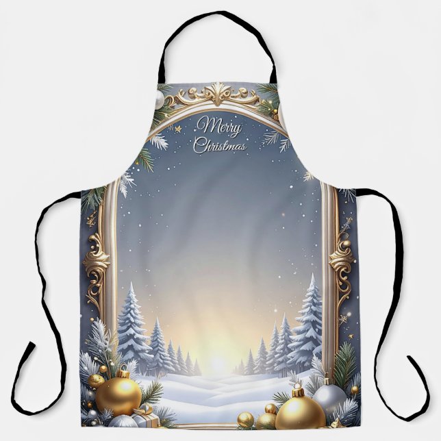 Weihnachtsfeiertage-Schürze Schürze (Vorderseite)