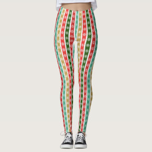 Weihnachtsfeiertage und -farben leggings