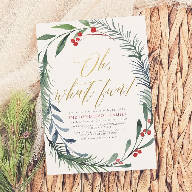 Weihnachtsfeiertage Winterberry Weihnachtsfeiertag Feiertagskarte (Von Creator hochgeladen)