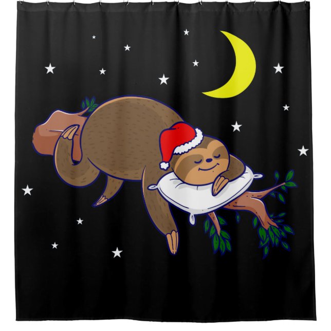 Weihnachtsfeiertagen Duschvorhang (Vorderseite)