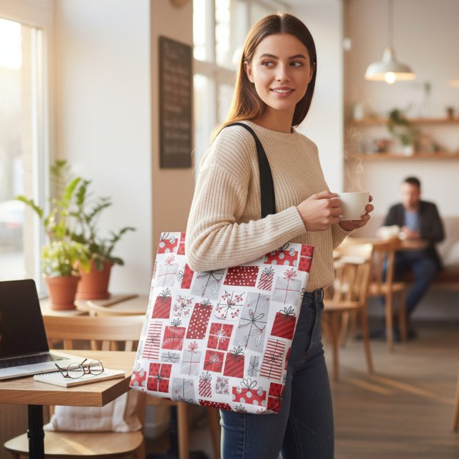 Weihnachtsfeiertagen Feierliche Rot Silber Moderne (Von Creator hochgeladen)