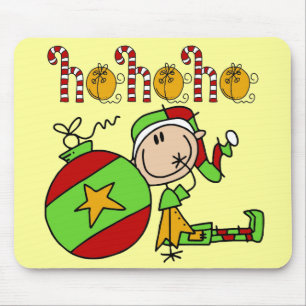 Weihnachtsfeiertagen Jingle Bells Elf Mousepad