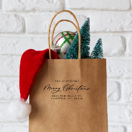 Weihnachtsfeiertagen Moderne, elegante Minimalschr Gummistempel