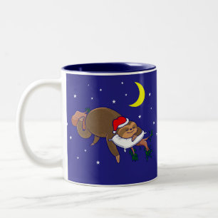 Weihnachtsfeiertagen Zweifarbige Tasse